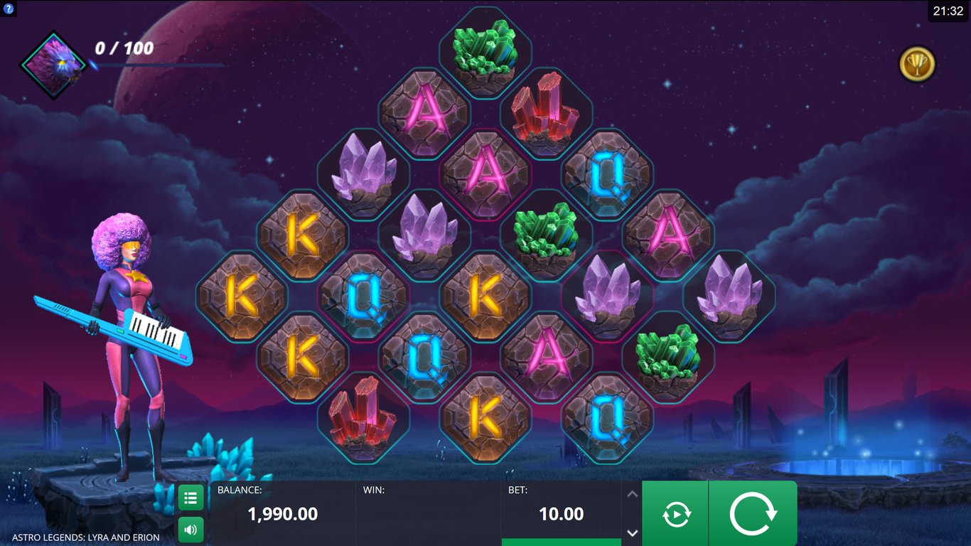 Онлайн автоматы «Astro Legends: Lyra and Erion» для гостей казино Плей Фортуна